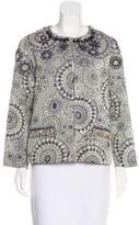 Thumbnail for your product : Lela Rose Embroidered Jacquard Jacket
