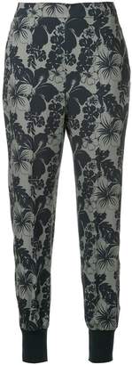 Stella McCartney Hibiscus print trousers
