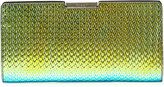 Thumbnail for your product : Milly Miley Holographic Frame Clutch Bag, Green/Blue
