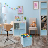 Thumbnail for your product : Sorbus Foldable Storage Cube Basket Bin - Set of 6 - Pastel Blue