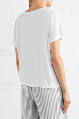 DKNY Stretch-micro Modal T-shirt - White