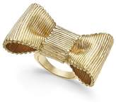 Thumbnail for your product : Kate Spade Gold-Tone Bow Statement Ring
