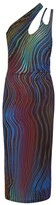 Thumbnail for your product : Thierry Mugler Printed one-shoulder midi dress