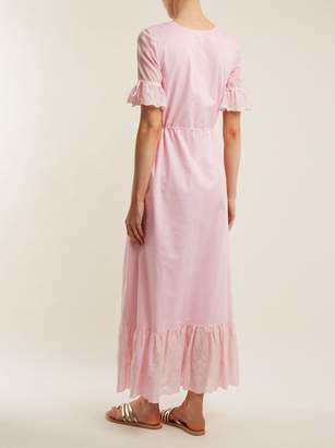 Athena Procopiou - Julia Button-front Dress - Womens - Light Pink