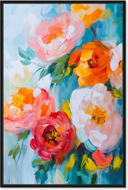 Art Remedy Peony Perfection I Canvas Tropical Brints