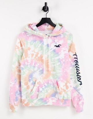 hollister tie dye hoodie women's
