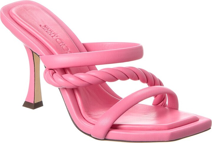 Jimmy Choo Diosa 90 Leather Sandal