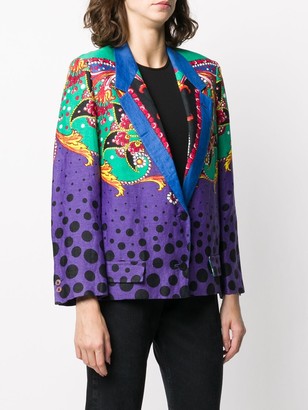 Versace Pre-Owned Polka Dot Abstract Jacket