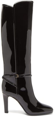 patent leather womens boots