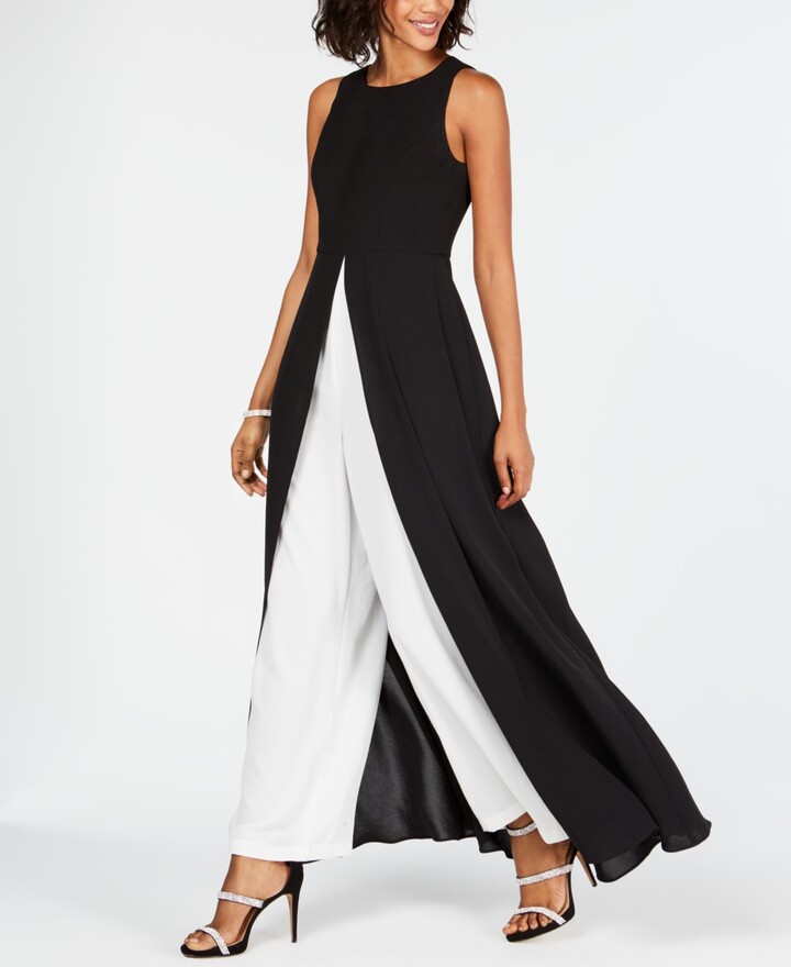 Jumpsuit With Skirt Overlay | ShopStyle