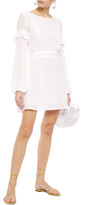 Thumbnail for your product : SUNDRESS Margherita Tassel-trimmed Crinkled Gauze Mini Dress