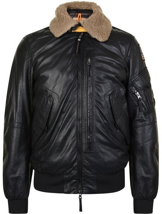Parajumpers Josh Leather Bomber Jacket ShopStyle