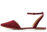 Thumbnail for your product : Charlotte Russe Open Back Pointed Toe Flats