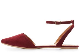 Charlotte Russe Open Back Pointed Toe Flats