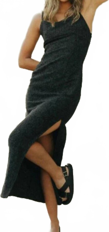 Rusty Anastasia Midi Dress In Black