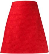 Thumbnail for your product : Gucci diagonal GG A-line short skirt