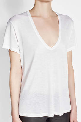 Anine Bing Silk T-Shirt