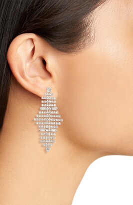 CRISTABELLE Crystal Kite Earrings