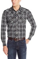 Thumbnail for your product : Wrangler Men's Western Long Sleeve Woven Snap Jean Shirt