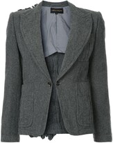 Thumbnail for your product : Comme Des Garçons Pre-Owned Ruffle Back Detail Blazer
