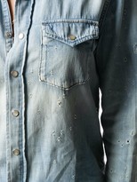 Thumbnail for your product : Saint Laurent Distressed Denim Shirt