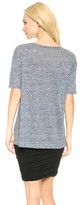 Thumbnail for your product : Alexander Wang T by Heathered Linen Oversized Tee