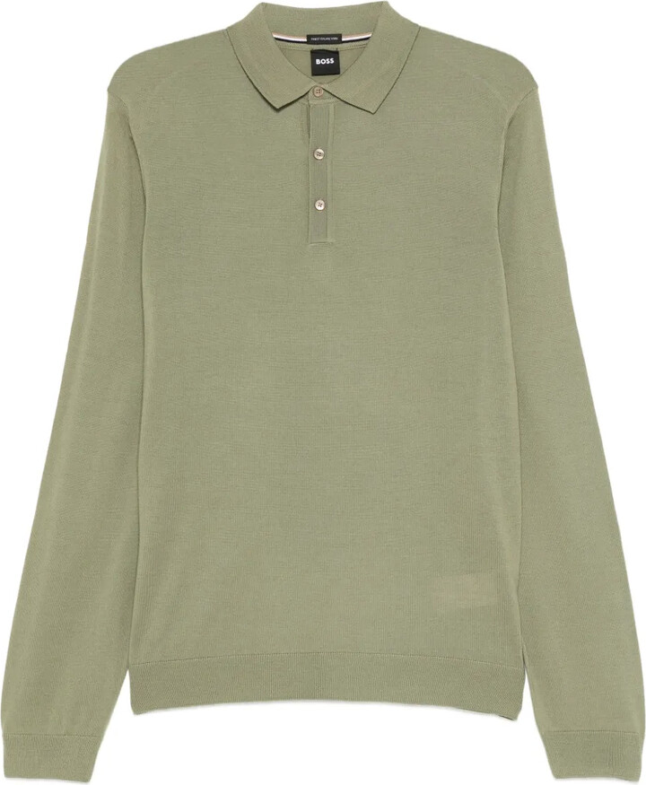 HUGO BOSS Long-Sleeve Polo Shirt