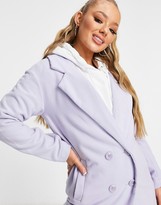 Thumbnail for your product : Threadbare overcoat in lilac