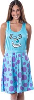 Thumbnail for your product : Intimo Disney Monsters Inc Womens Sulley Pajamas Nightgown Costume Dress (X-Small) Blue