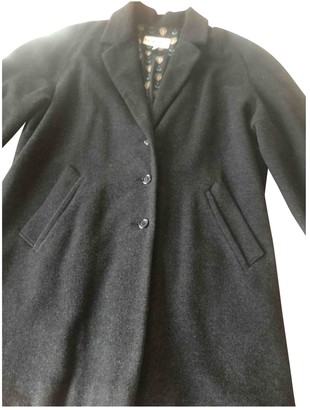 Byblos Grey Wool Coat for Women