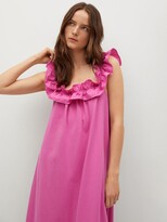 Thumbnail for your product : MANGO Margot Ruffle Strap Midi Dress
