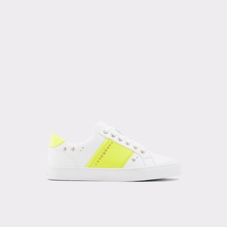 aldo lime green sneakers