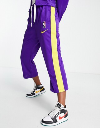 Nike Basketball NBA LA Lakers Courtside full tracksuit in purple -  ShopStyle Trousers