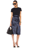 Thumbnail for your product : Victoria Beckham Victoria Open Back Acetate-Blend Dress in Navy