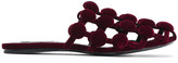 Thumbnail for your product : Alexander Wang Amelia Studded Velvet Slippers