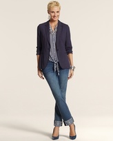 Thumbnail for your product : Chico's Pin Dot Knit Blazer