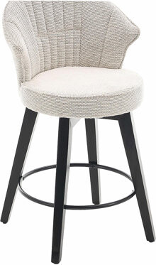 Everly Quinn 2-Piece Bar Stool Set Rotating Bar Stool Wide Back Velvet Seat Suitable For Bar Kitchen Island Restaurant