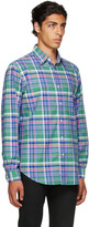 Thumbnail for your product : Polo Ralph Lauren Green Plaid Oxford Shirt