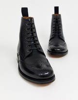 Thumbnail for your product : Grenson Ella leather brogue ankle boot