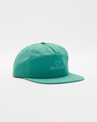 Brixton Men's Blue Caps - Alpha MP Snapback - Size One Size at The Iconic