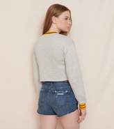 Thumbnail for your product : Garage Cropped Crew Neck Zippie - FINAL SALE