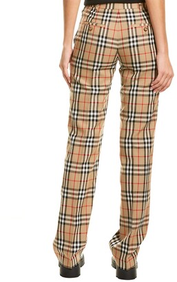 Burberry Vintage Check Wool Tailored Trouser - ShopStyle Pants