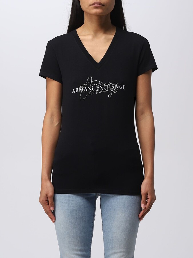 Armani Exchange T-shirt woman - ShopStyle