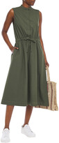 Thumbnail for your product : Stateside Gathered Cotton-poplin Midi Dress