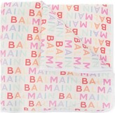 Thumbnail for your product : Balmain Kids Allover Logo Printed Blanket