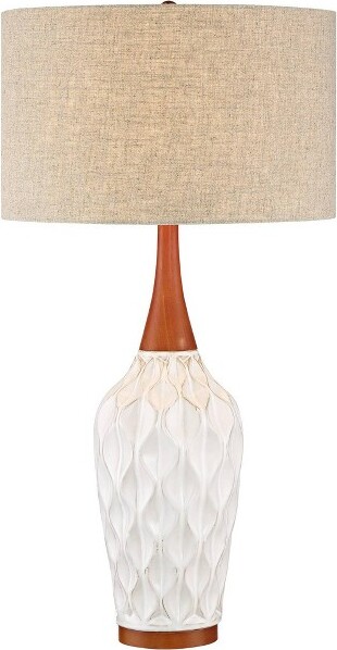 360 Lighting 360LightingMidCenturyModernTableLampwithUSBChargingPort30\