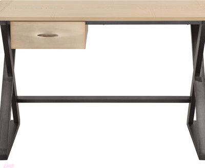 Hokku Designs Danton Gold Aluminum Rectangular Writing Desk