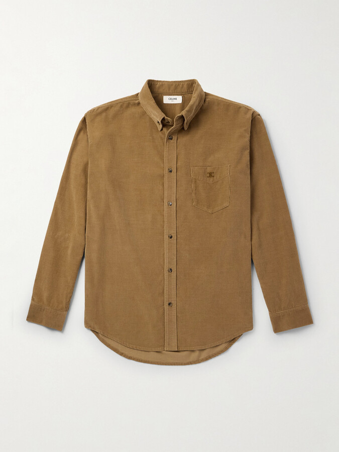 Celine Cotton-Corduroy Shirt