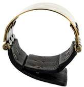 Thumbnail for your product : Lanvin Leather Cuff Bracelet