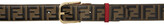 Thumbnail for your product : Fendi Reversible Brown & Red 'Forever Fendi' Belt